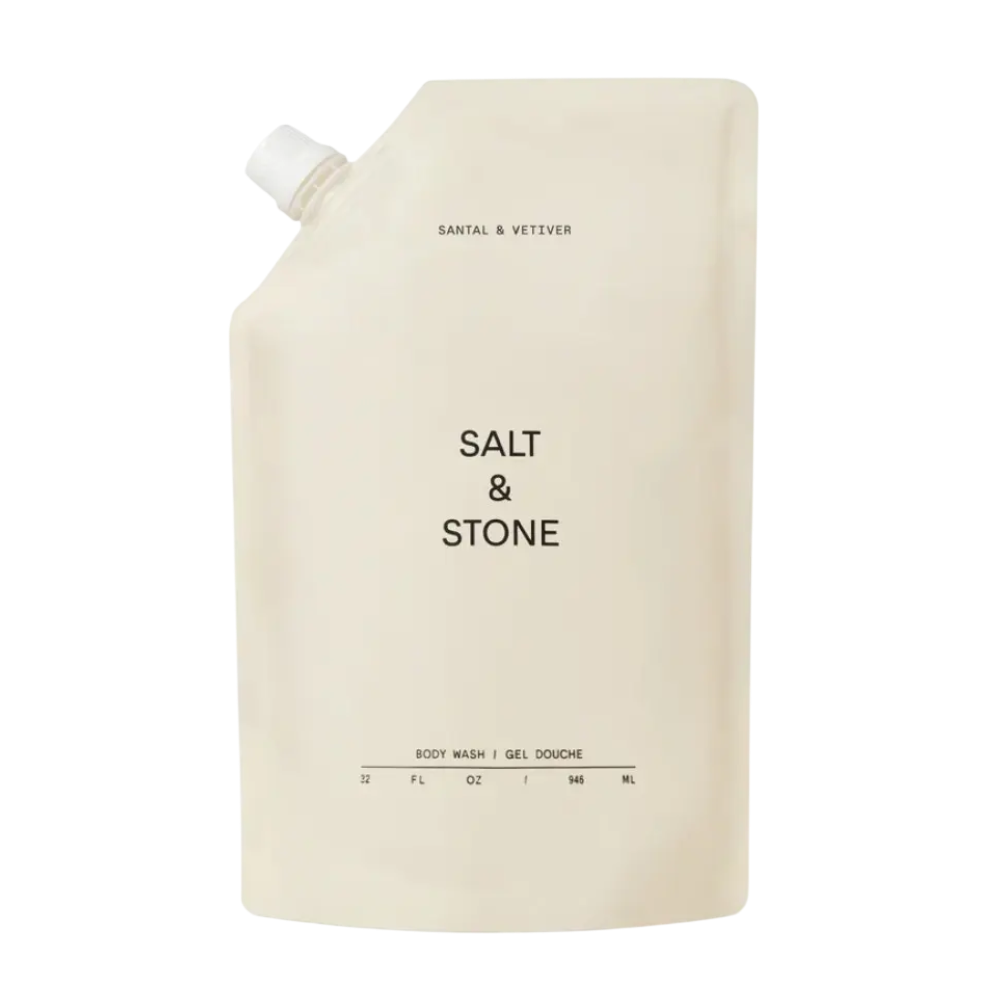 Salt & Stone Body Wash Refill Santal & Vetiver 946 ml - Антиоксидантний гель для душу з ароматом сандалового дерева та ветиверу (рефіл) Salt & Stone Body Wash Refill Santal & Vetiver 946 ml - Антиоксидантний гель для душу з ароматом сандалового дерева та ветиверу (рефіл)